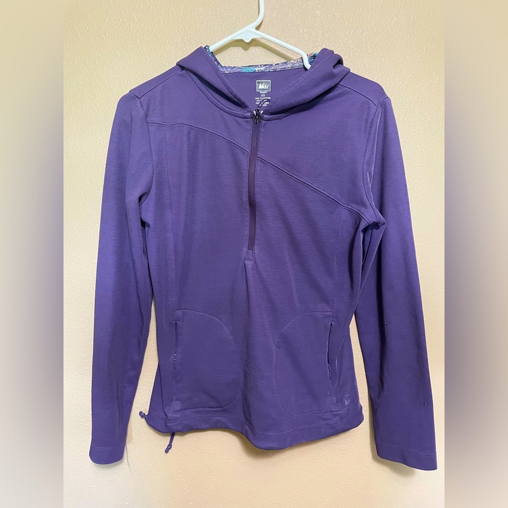 REI Women’s Lightweight Purple Hoodie